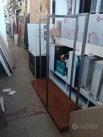 STENDER ACCIAIO E BASE TECK 40128