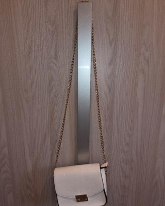 Borsa a spalla bianca