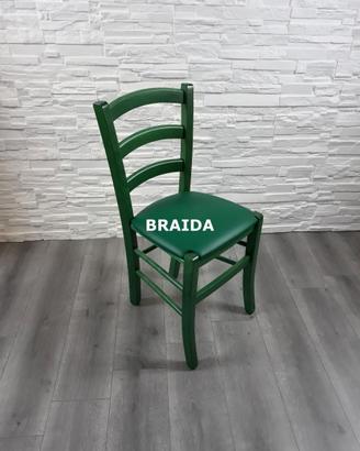 Sedia ristorante anilina sedile rivestito