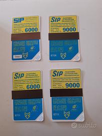 n 4 schede sip sida nuove 