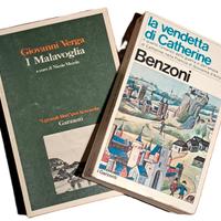 Lotto 2 libri narrativi – Verga e Benzoni
