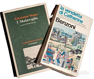 Lotto 2 libri narrativi – Verga e Benzoni