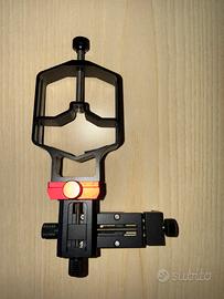 Adattatore smartphone/telescopio + telecomando