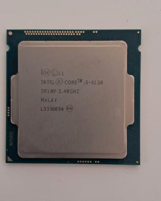 CPU Intel® Core™ i3-4130 3 MB di cache, 3,40 GHz 