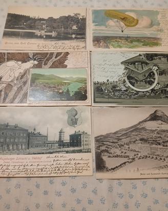 Lotto 13 cartoline  d'epoca primi 900 