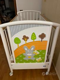 Lettino/culla bimbo/a + accessori