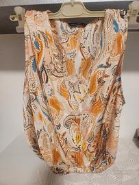 top colorato corto donna S 