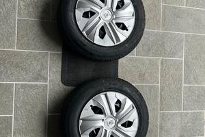 4 RUOTE COMPLETE NUOVE  165/70 R14 ORIGINALI WV