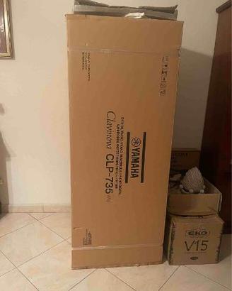 Yamaha Clavinova CLP-735 Bianco - Mai usato