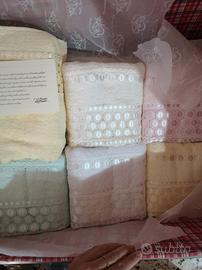 6 coppie di asciugamani