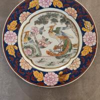 Piatto decorativo Cinese BLU