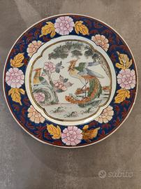 Piatto decorativo Cinese BLU