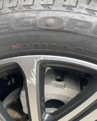 4 ruote estive Bridgestone Ecopia 185/55 R16