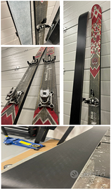 Sci alpinismo Volkl MASSAK 168cm attacco + pelli