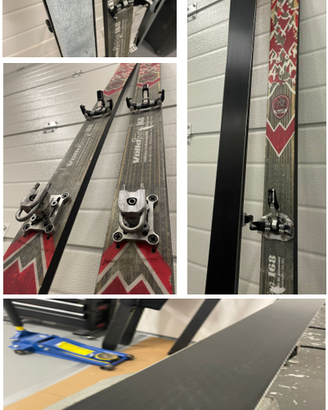 Sci alpinismo Volkl MASSAK 168cm attacco + pelli