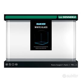 Acquario 70l Dennerle Nano Tank White Glass