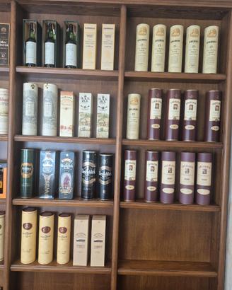 Bottiglie di whiskey pregiate da collezione