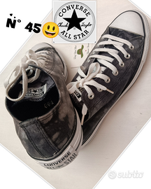 All star outlet grigie basse