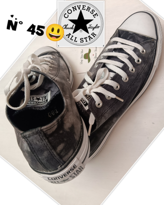 ALL STAR CONVERSE BASSE FANTASIA GRIGIO/NERO n45
