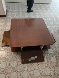 mobiletto con 4 scomparti 4 lati 