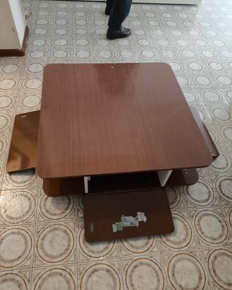 mobiletto con 4 scomparti 4 lati 