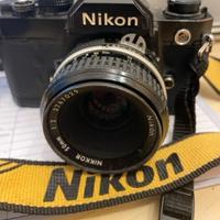 Nikon FM con 50mm funzionante