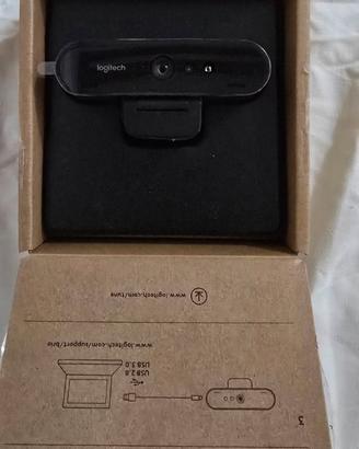 Logitech Brio Ultra HD Pro Webcam + Litra Glow LED