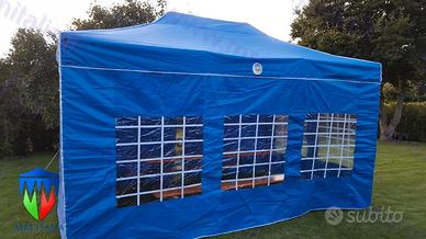 Gazebi Automontanti Rapidi 3 x 4,5 esagonali Prof.