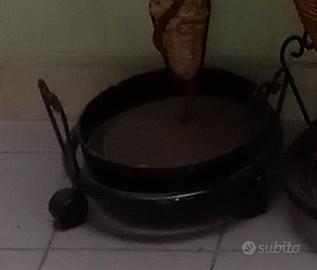 CARRELLO ROBUSTO PORTAVASI A RUOTE PER PIANTE