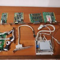 Schede pc vintage+ 2 memorie