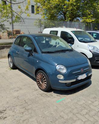 Fiat 500 1.2 Lounge 2008 incidentata marciante