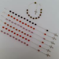 25 Bracciali in mezzocristallo Fantasy 6mm