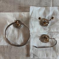 Set bagno porta salviette 