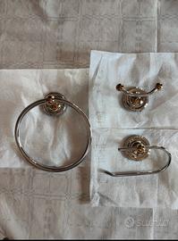 Set bagno porta salviette 