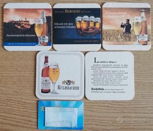 5 sottobicchieri birra Kulmbacher (beer coasters)