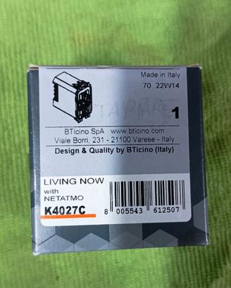 modulo tapparelle connesso living now K4027C