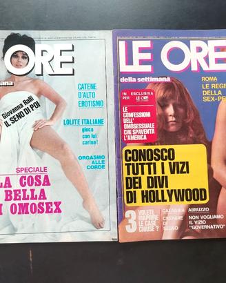 2 Riviste le ore della settimana anno 1971