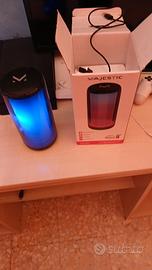 Cassa Bluetooth Portatile, Con luci LED 