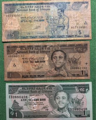 Banconote Etiopia