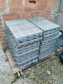 Piastre pavimento componibili in ABS da esterno 