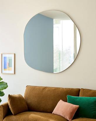 Specchio forma organica 120x120 cm, Ornica