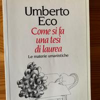 Libro "Come si fa una tesi di laurea"