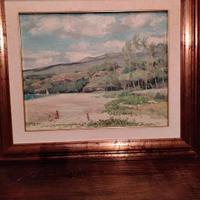 Dipinto del pittore toscano Riccardo Chirici,olio