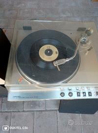 Hi fi Toshiba casse, piatto, amplificatore