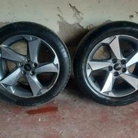 2 cerchi in lega 17 originali ford focus active