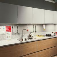 Cucina effetto rovere grigia