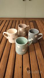 4 tazzine "stars" by bottega verde 