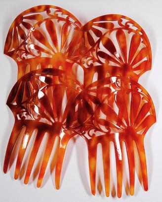 Pettini fermacapelli per mantilla spagnola vintage