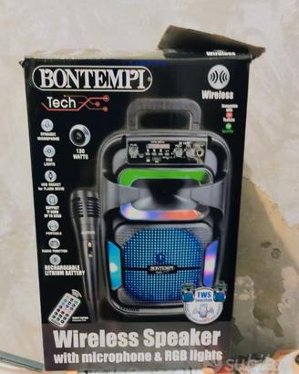 Cassa Bluetooth e Karaoke Bontempi