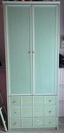 Cameretta in legno verde